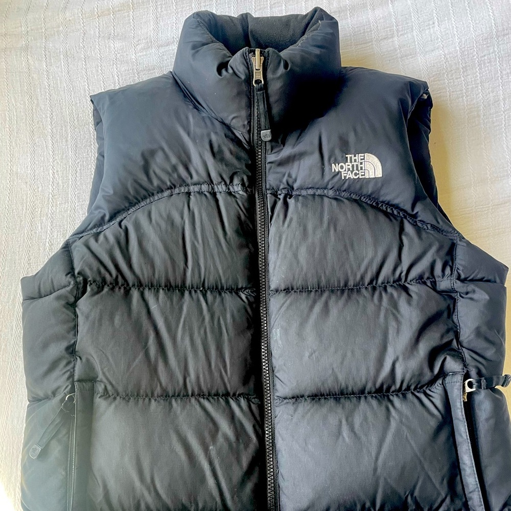 Black North Face Puffer Vest